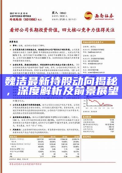 魏洁最新持股动向，聚焦投资领域，引领时代潮流新篇章