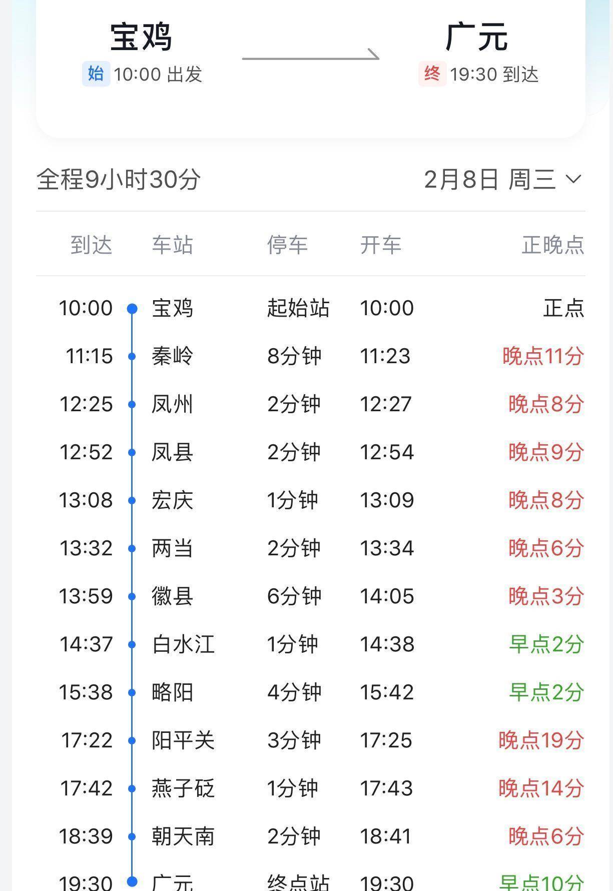 广元火车站最新时刻表概览，最新列车时间表汇总